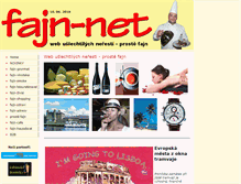 Tablet Screenshot of fajn-net.cz